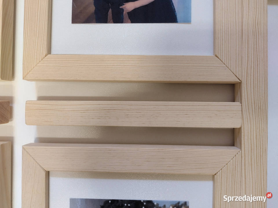 Drewniana Multirama Ramka Na 6 Zdjęć 15x21 Dekoracje i ozdoby Bydgoszcz