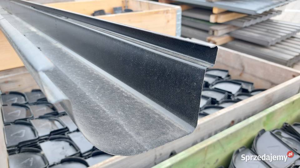 Rynny II gatunek metalowe czarne prostokątne Pokrycia dachowe Dom i Ogród Tarnów