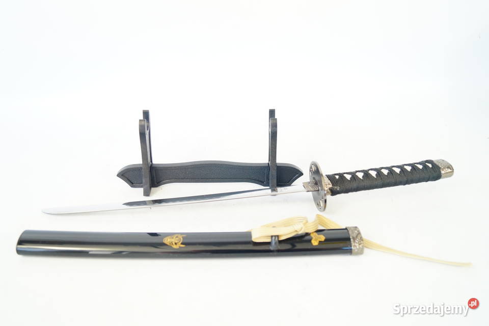Mini katana japońska rekwizyt dekoracja na Antyki