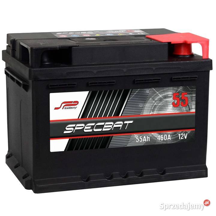 Akumulator SPECBAT 55Ah 460A Tczew Czerwonego