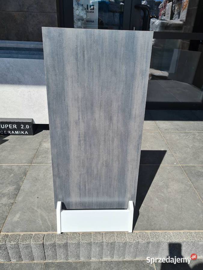 PŁYTKA gres MINOS NERO BLACK MAT NATURA 45X90 Opoczno