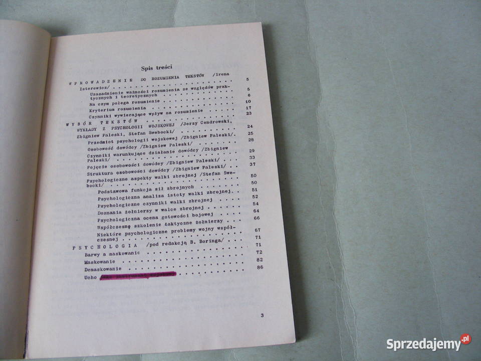 Psychologia w szkole Green Podstawy psychologii Oborniki Śląskie