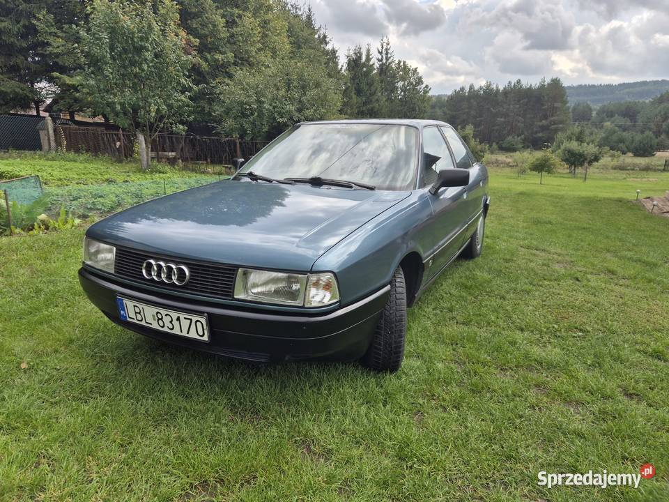 Audi 80 1989 Klasyk bez rdzy LPG Hak Zadbany lubelskie Zwierzyniec sprzedam