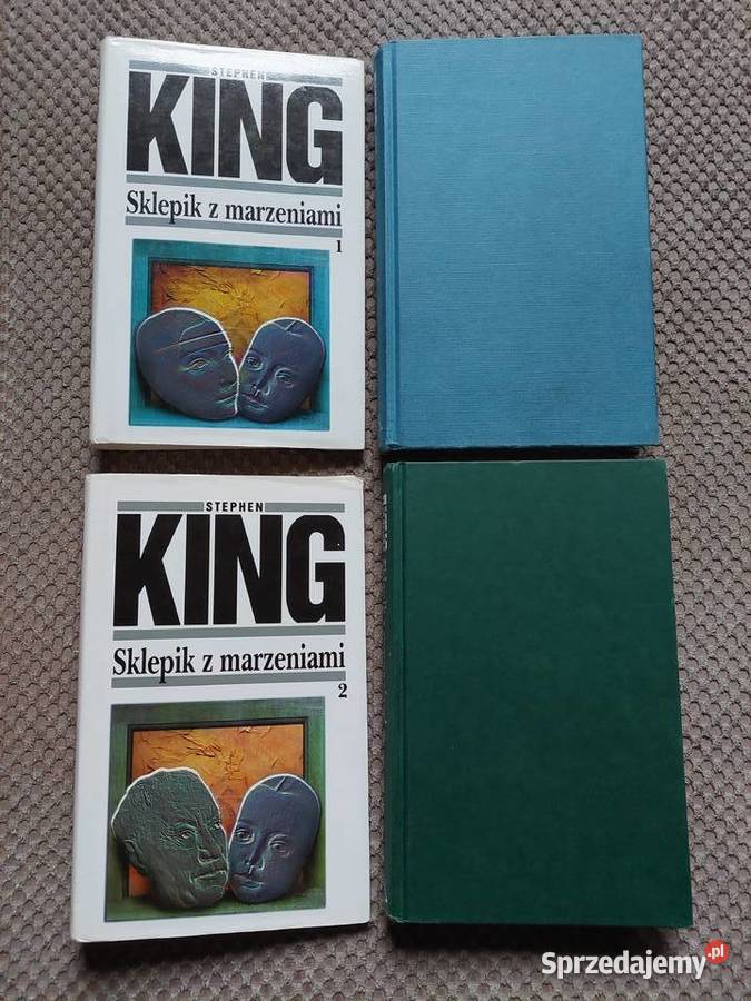 komplet dwóch tomów Sklepik z marzeniami Stephen Rok wydania 1998 Kraków