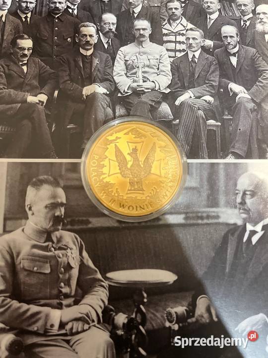 Złota moneta powstanie Warszawskie Kozubszczyzna