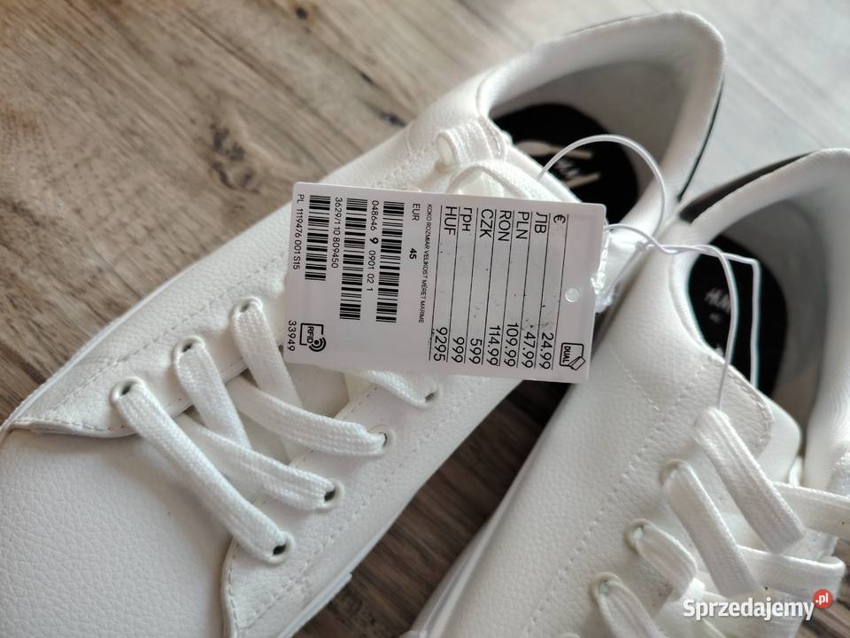 Męskie Trampki Tenisówki Białe Buty HM H&amp;M Żyrardów sprzedam