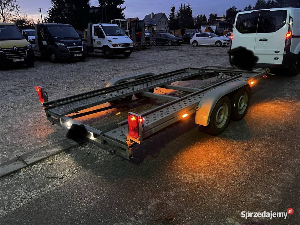 Przyczepa laweta DMC 2600 ładowność 2100