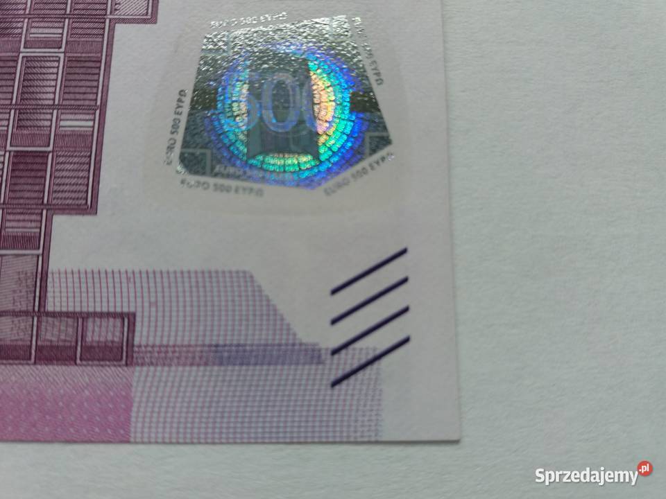 Banknot 500 EURO stan AU I