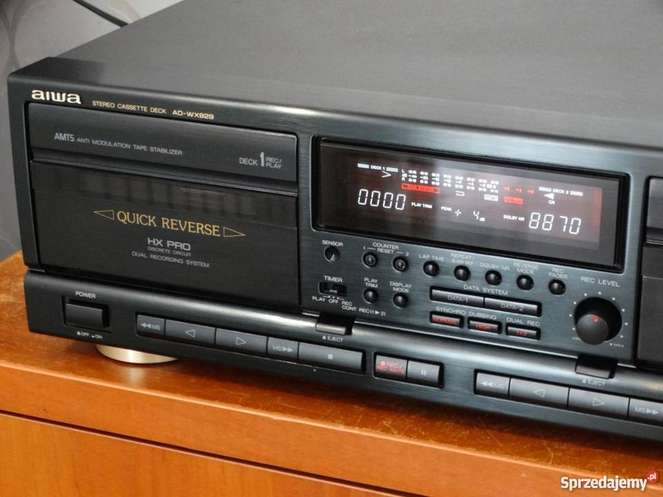 Magnetofon Aiwa ADWX929E unikat WYSYŁKA Jasło