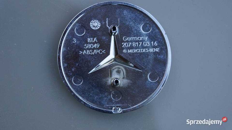 Emblemat Mercedes czarny oryginał Motoryzacja sprzedam