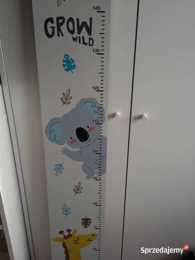 Składana drewniana miarka wzrostu dziecka Pozostałe Szczecin