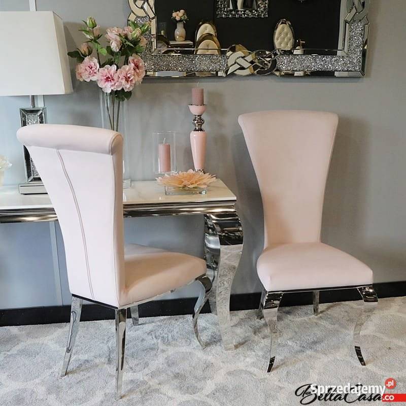 Krzesła glamour Ottavio Tapicerowane Do jadalni Warszawa