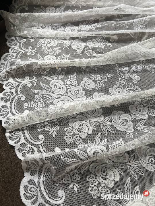 Firanka biała woal biały Zabrze