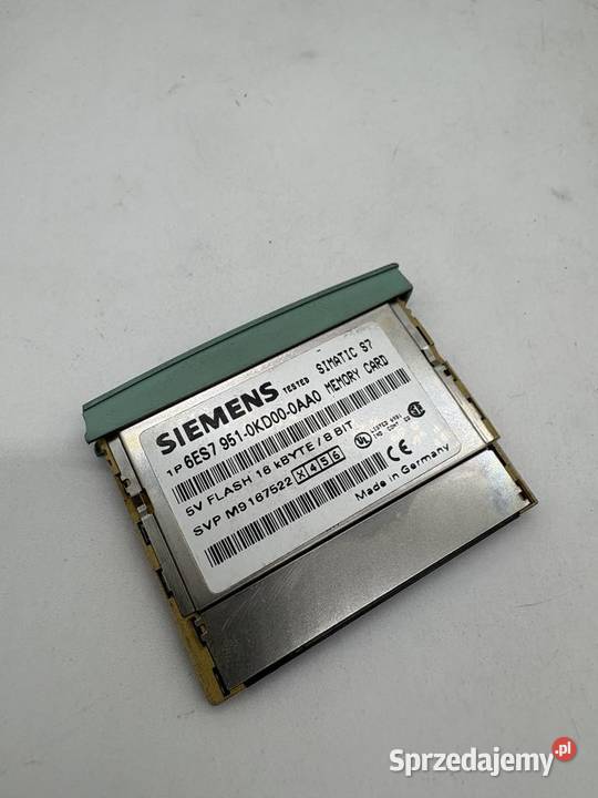 Siemens 6ES7 9510KD000AA0 Memory Card