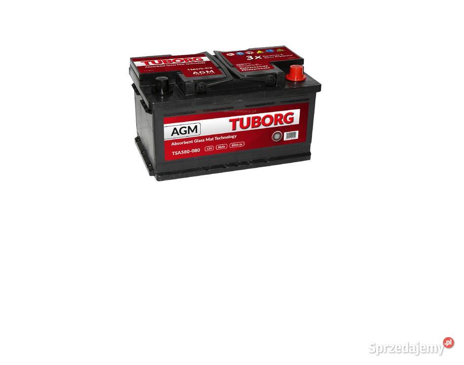 Akumulator Tuborg AGM TSA580 80Ah 800A Olsztyn