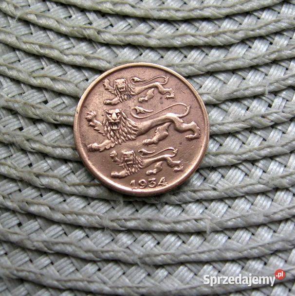 Estonia 2 Senti 1934r Kalisz