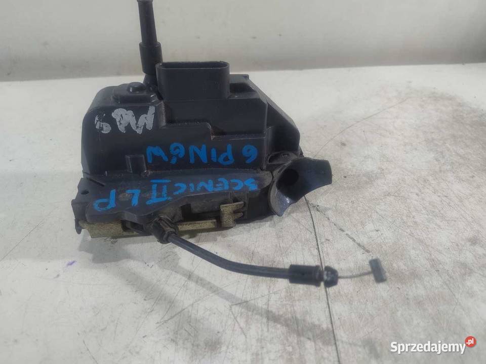 ZAMEK DRZWI LEWY PRZÓD 6 PIN RENAULT SCENIC II