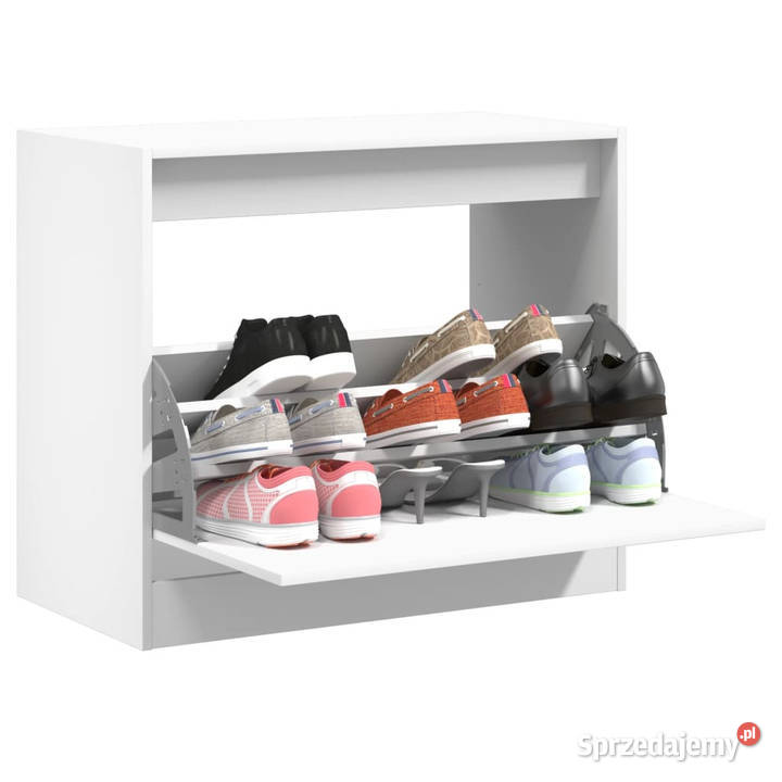 Szafka na buty biała 80x42x69 materiał Warszawa