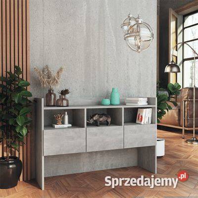 Szafka szarość betonu 105x30x70 materiał Warszawa