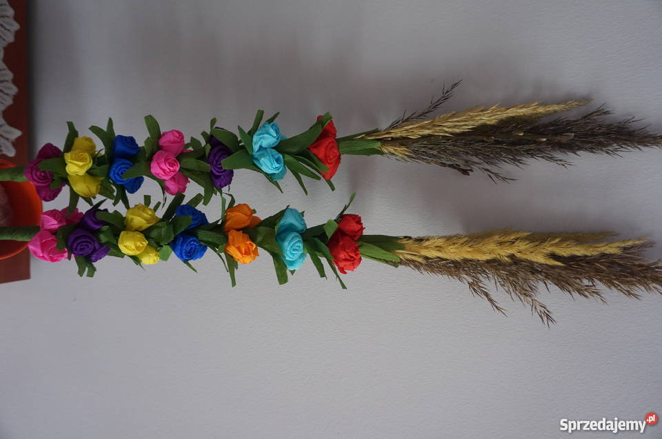 palma wielkanocna palmy wielkanocne z bibuły
