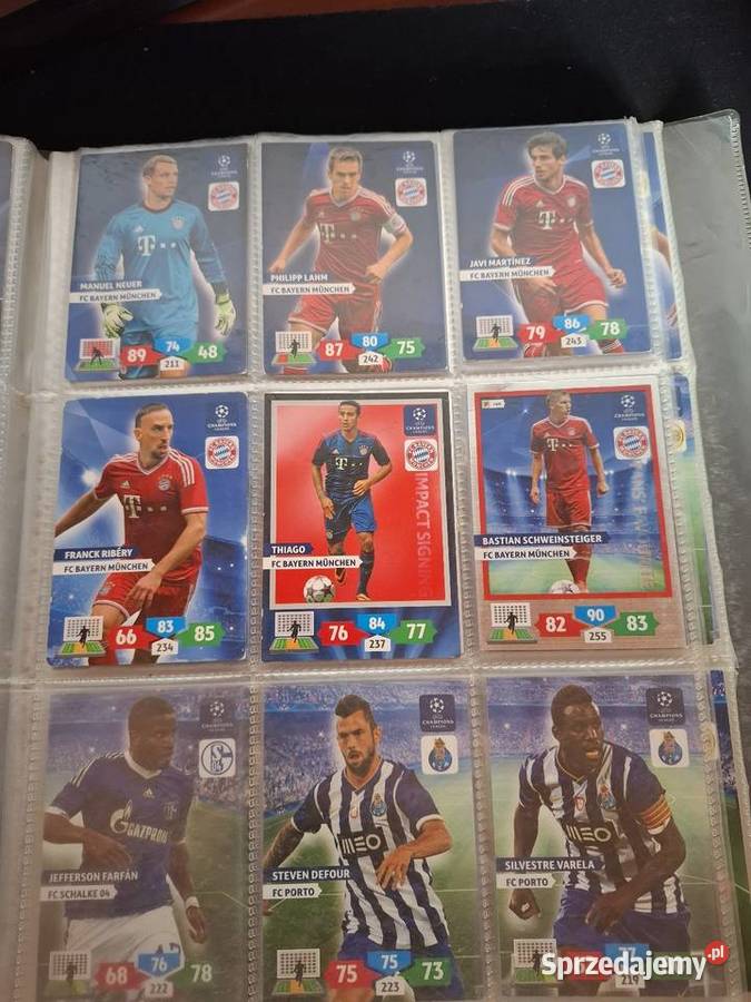 Karty piłkarskie Panini Adrenalyn Champions Brochów sprzedam