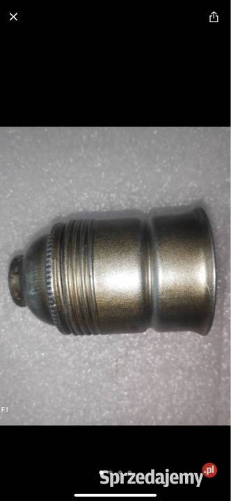 Oprawka metalowa z wkładem porcelanowym typ A 15 śląskie Gliwice