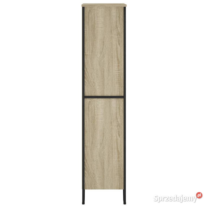 Regał na książki dąb sonoma 80x31x1375 WM848630 Warszawa sprzedam