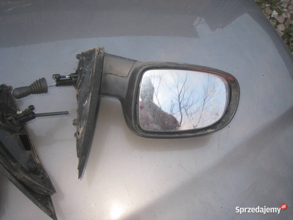 Lusterko lewe czarne nie lakierowane zewnętrzne Kraków