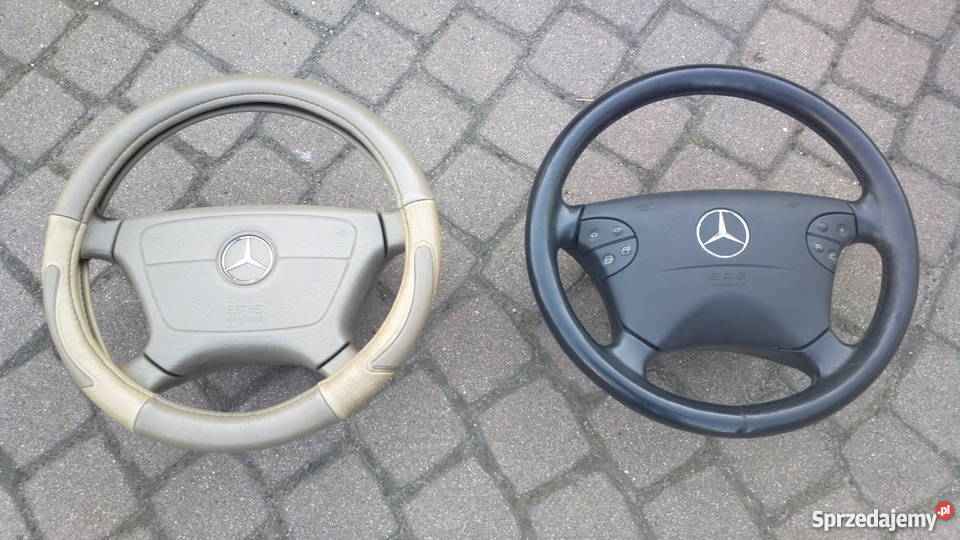 Mercedes 210 kierownica przed lift i lift