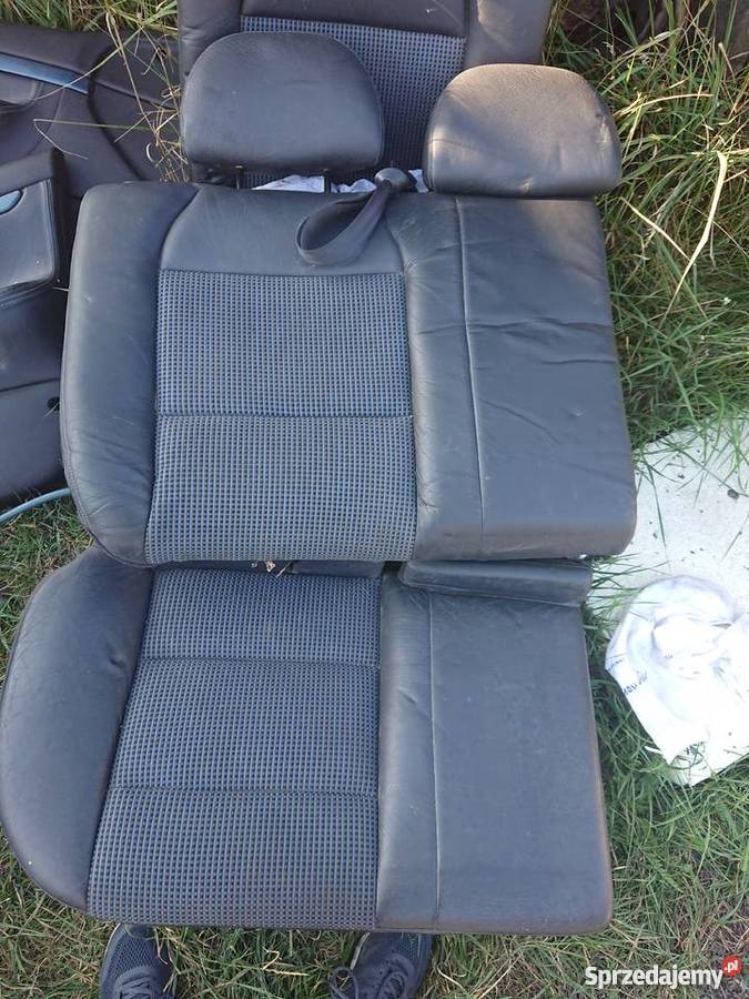 Komplet foteli i bloczków pół skóra Peugeot 406 Rok produkcji 2001 Wyposażenie wnętrza