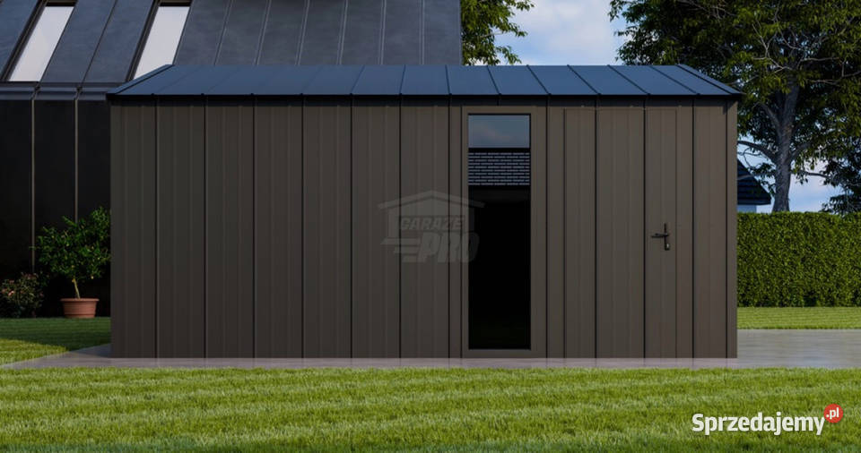 Garaż blaszany 4x6 brama okno drzwi dach blacha Koszalin sprzedam