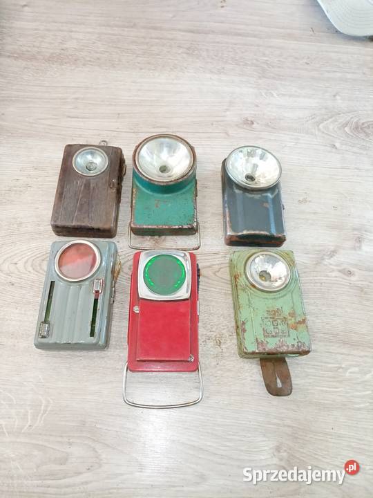 Latarka sygnałowa prl zestaw podkarpackie Stalowa Wola sprzedam