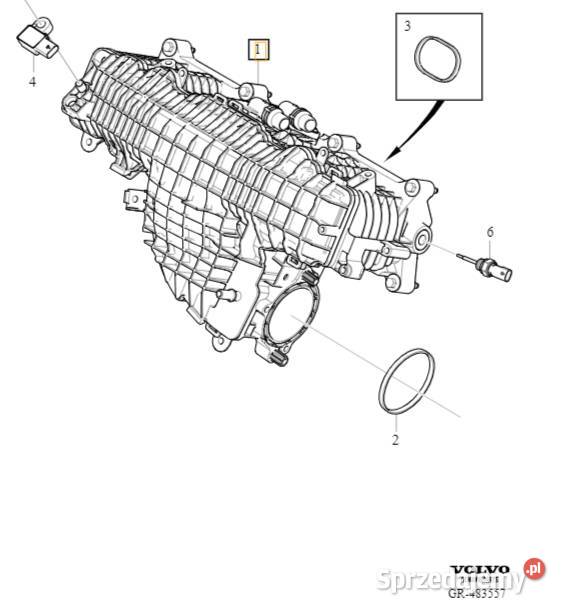 VOLVO V60 XC40 kolektor ssacy dolotowy silnika Bielany Wrocławskie