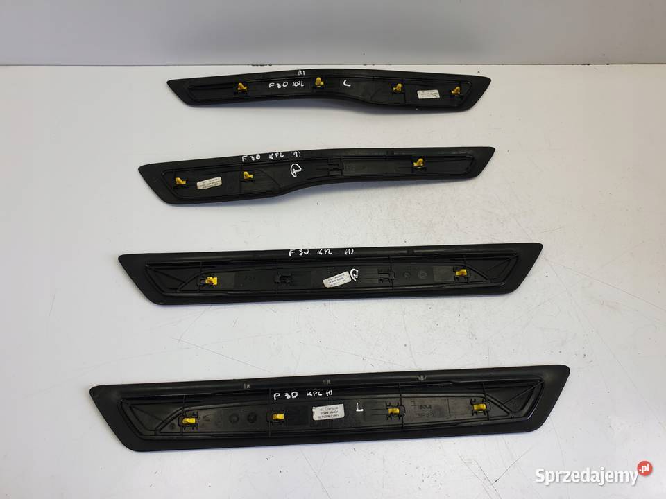 BMW F30 LISTWY NAKŁADKI PROGOWE komplet ORYGINAŁ Janów