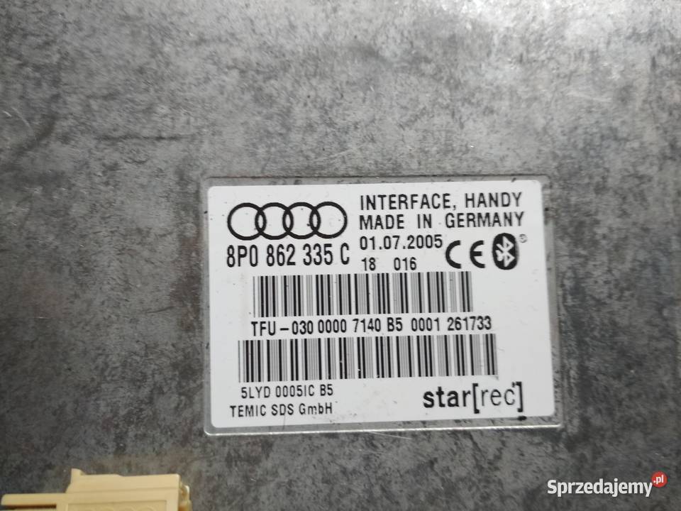 Oryginalny moduł bluetooth z anteną do Audi A3 Lublin