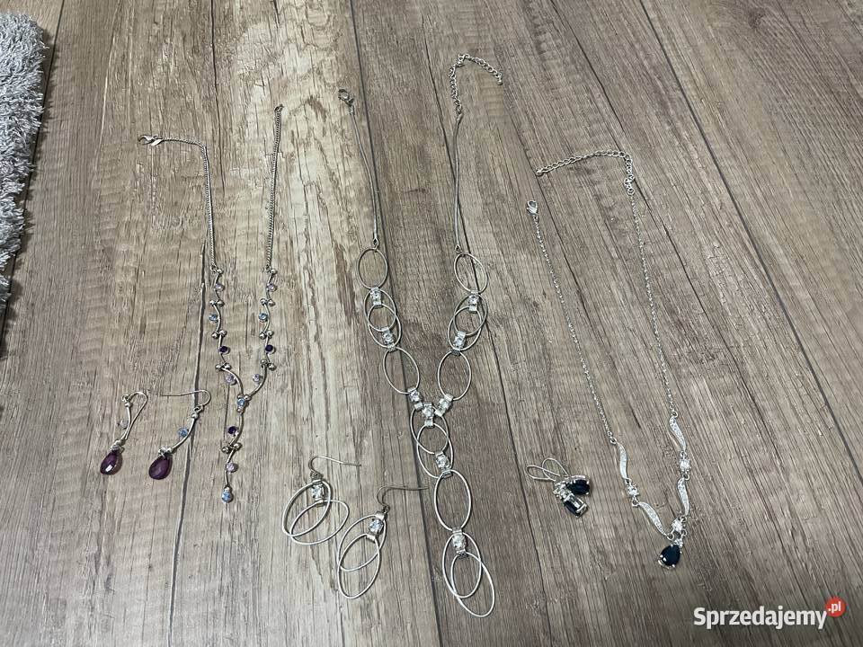 Komplet biżuterii damskiej zestaw łańcuszek i Biżuteria Chełm