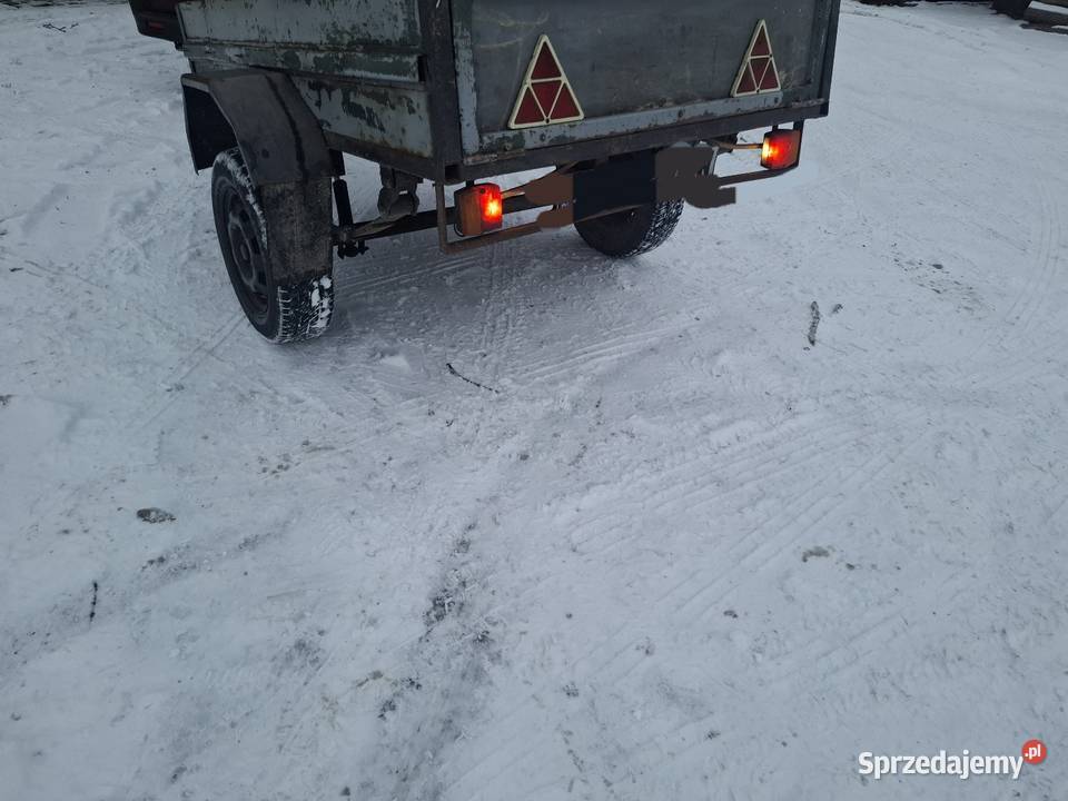 przyczepka samochodowa zarejestrowana Szałamaje