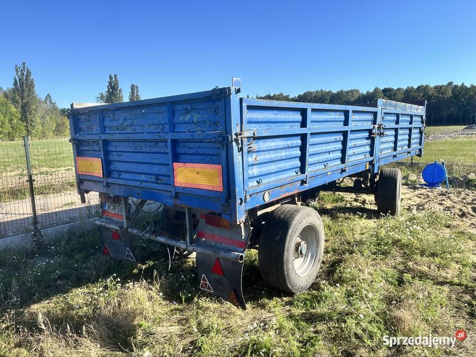 Przyczepa d83 10 ton Autosan Zarejestrowana nieuszkodzony Przyczepy rolnicze Mińsk Mazowiecki