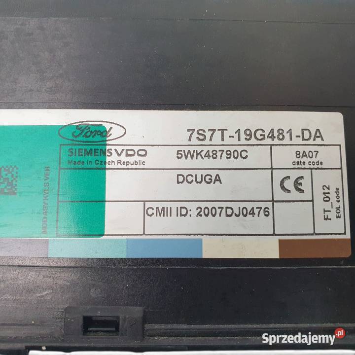 MODUŁ STEROWNIK KOMFORTU BSI Ford Mondeo MK 4 Chełm sprzedam