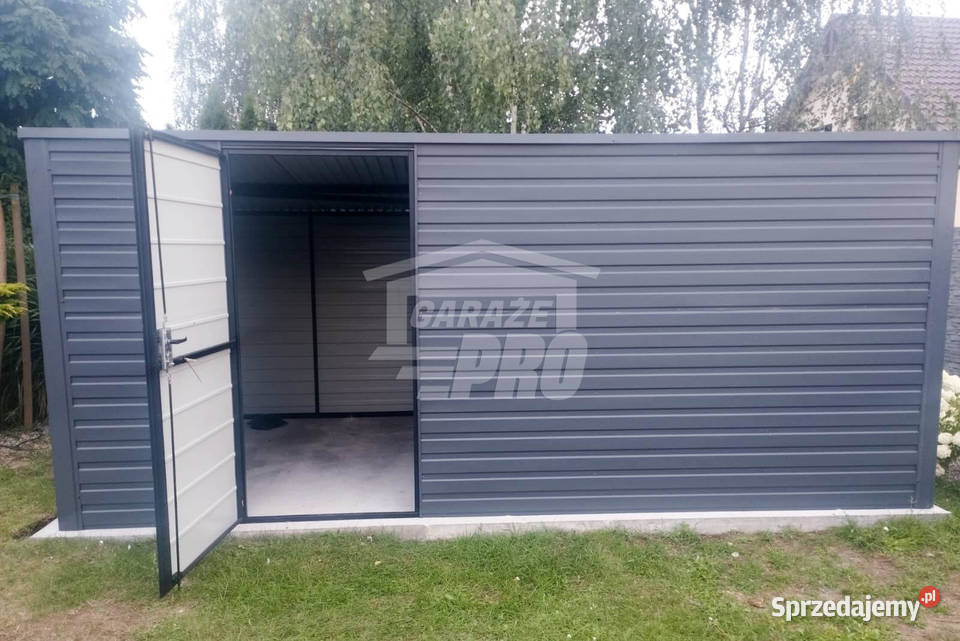 Domek ogrodowy schowek 5x3 antracyt Dach spad w Tychy