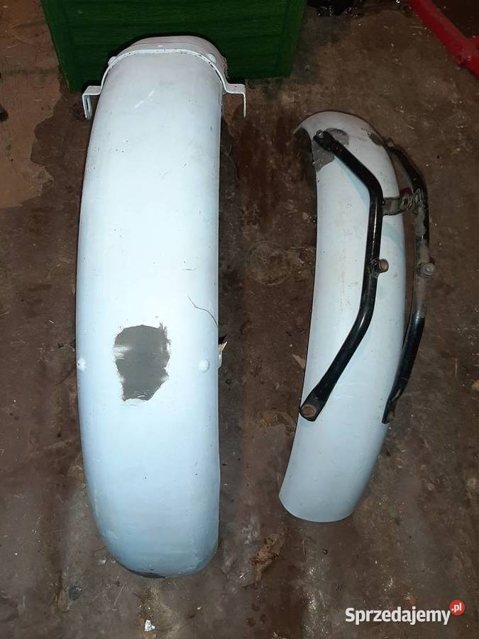 Błotniki przód i tył z wieszakiem wsk sport S2 Części i akcesoria motocyklowe Strzyżewice