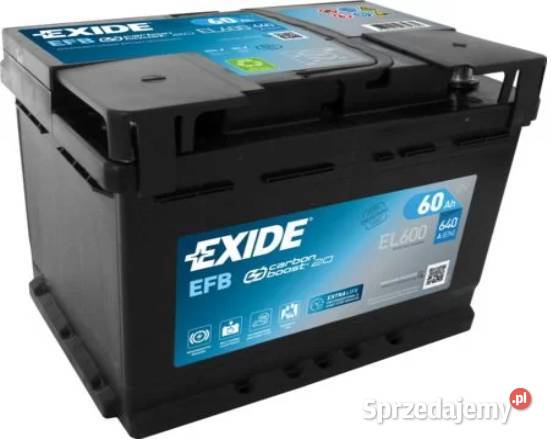 Akumulator Exide Start Stop EFB 60Ah 640A Motoryzacja Płock