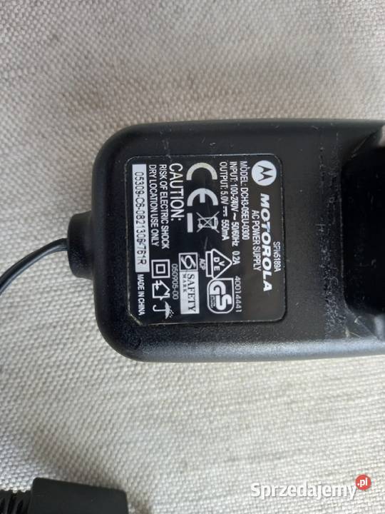 Ładowarka seciowa telefonu Motorola Tomaszów Lubelski sprzedam