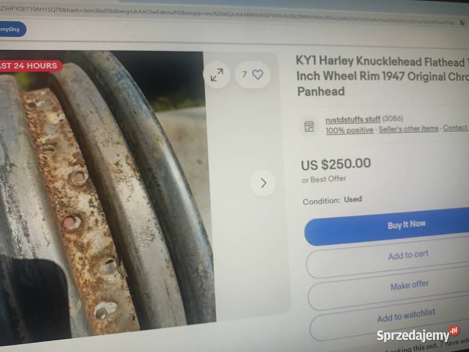 Harley WLA WL Knucklehead Panhead Hydra Glide Bydgoszcz