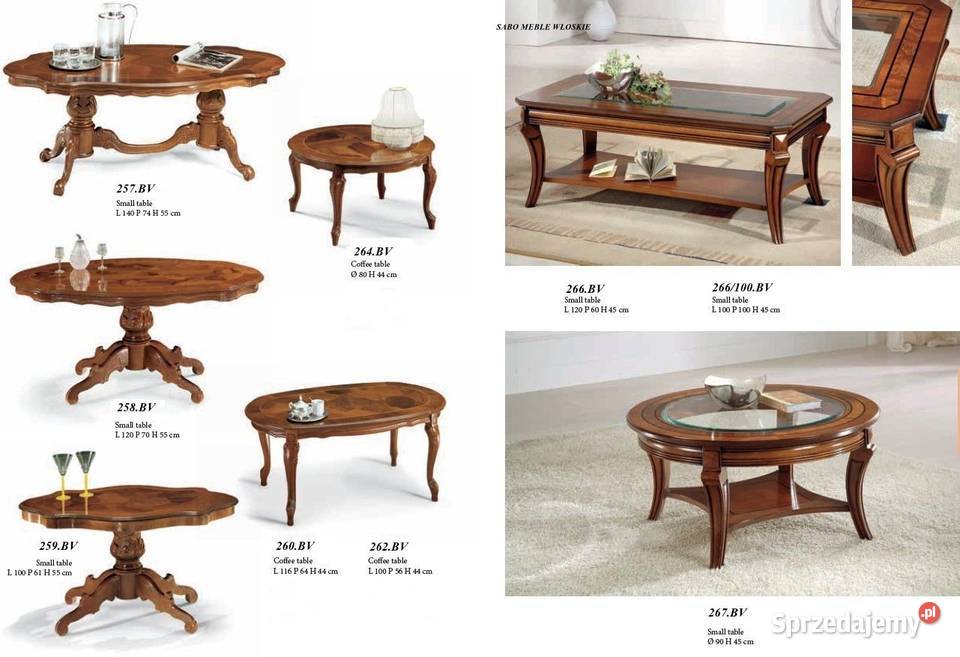 Ława klasyczna stylowa na dwóch nóżkach Przemyśl