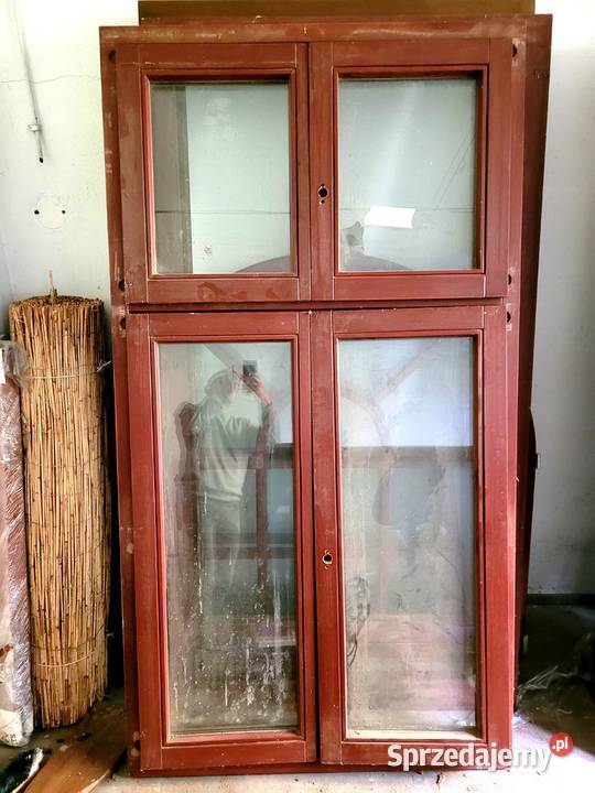 okno okna drewniane 110x210 czteroskrzydłowe 2 Turawa