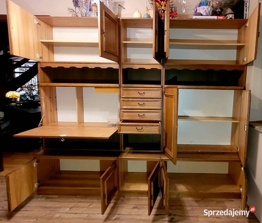 Meblościanka drewniana 4 piony razem 35m 350cm dolnośląskie Wrocław