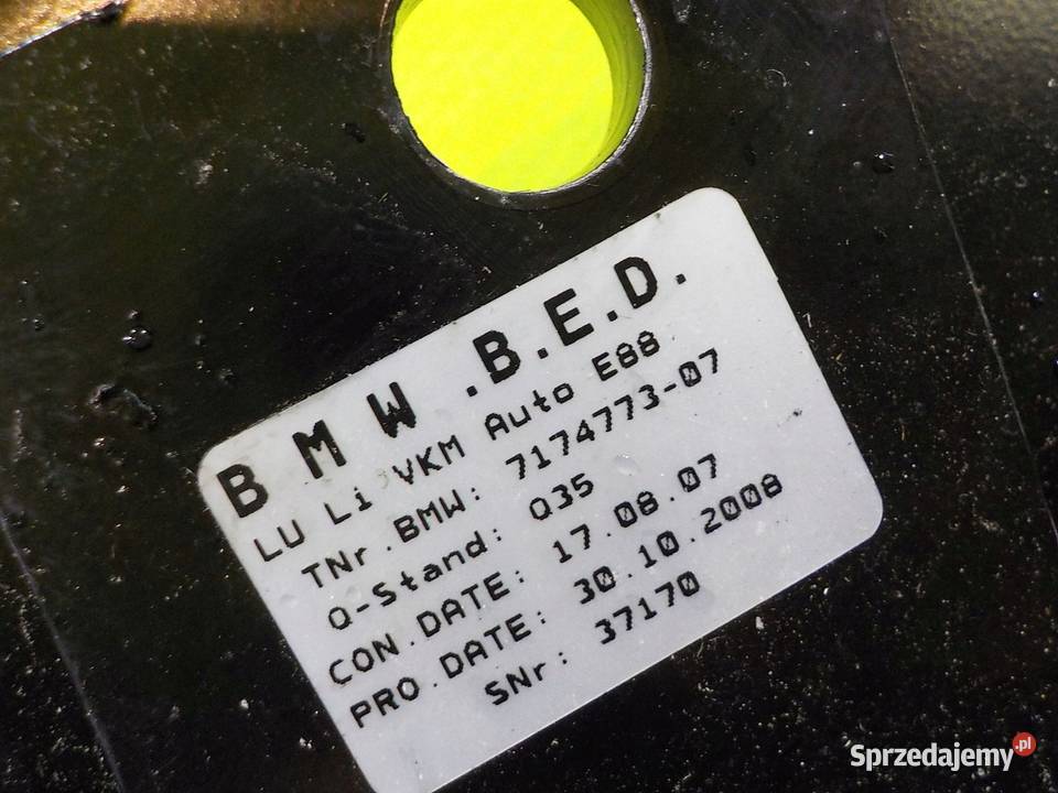 BMW 1 E88 09 zawias silownik dachu lewy 7174773 Zawiasy, bolce i prowadnice Suków