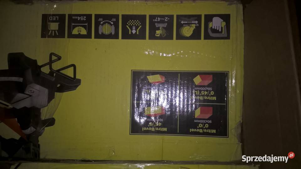 Piła ukosowa z posuwem RYOBI nowa tarcza 255mm Mińsk Mazowiecki sprzedam