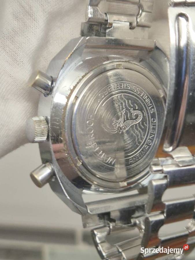 Zabytkowy zegarek Ruhla chronograf z NRD Męskie Chorzów